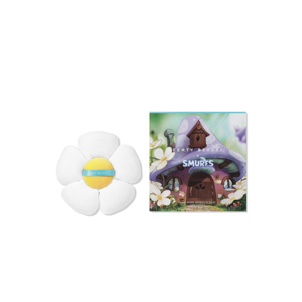 FENTY BEAUTY x SMURFS Large Fairy Bomb Smurfette Daisy Flower Shimmer Body Puff